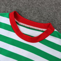 Load image into Gallery viewer, 2 Pieces Set Baby Kid Unisex Christmas Halloween Striped Tops And Pants Sleepwears Wholesale 22102502
