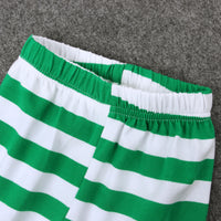 Load image into Gallery viewer, 2 Pieces Set Baby Kid Unisex Christmas Halloween Striped Tops And Pants Sleepwears Wholesale 22102502
