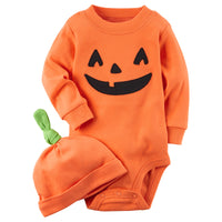 Load image into Gallery viewer, Baby Unisex Expression Halloween Rompers Wholesale 22102508
