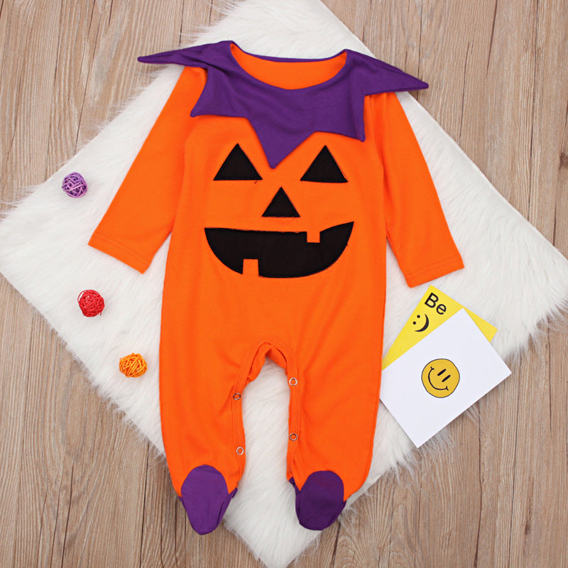 Baby Girls Cartoon Halloween Jumpsuits Wholesale 22102510