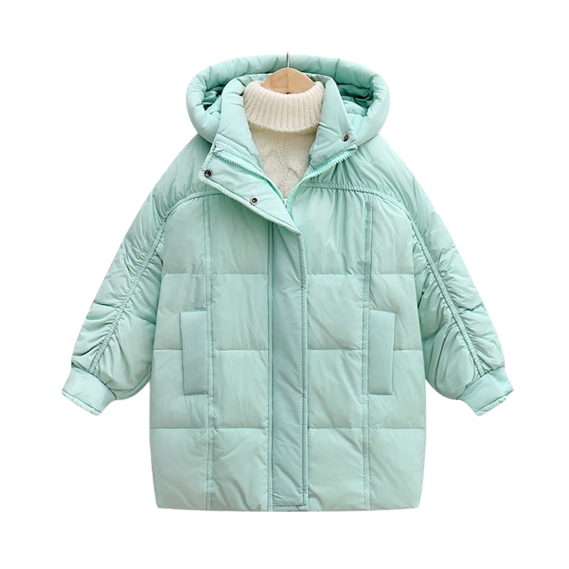 Kid Girls Solid Color Coats Wholesale 221025124