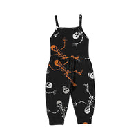 Load image into Gallery viewer, Baby Kid Girls Cartoon Print Halloween Jumpsuits Wholesale 221025135
