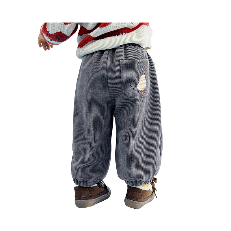 Baby Kid Unisex Animals Embroidered Pants Wholesale 221025145