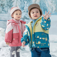 Load image into Gallery viewer, Baby Kid Unisex Color-blocking Cartoon Embroidered Print Jackets Outwears Wholesale 221025148
