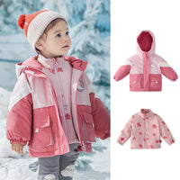Load image into Gallery viewer, Baby Kid Unisex Color-blocking Cartoon Embroidered Print Jackets Outwears Wholesale 221025148

