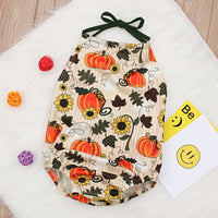 Load image into Gallery viewer, Baby Girls Flower Cartoon Print Halloween Rompers Wholesale 22102517
