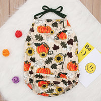 Load image into Gallery viewer, Baby Girls Flower Cartoon Print Halloween Rompers Wholesale 22102517
