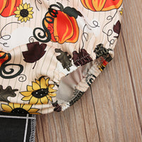 Load image into Gallery viewer, Baby Girls Flower Cartoon Print Halloween Rompers Wholesale 22102517
