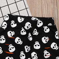 Load image into Gallery viewer, 2 Pieces Set Baby Unisex Halloween Letters Cartoon Print T-Shirts And Pants Wholesale 22102518
