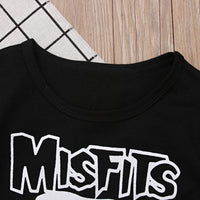 Load image into Gallery viewer, 2 Pieces Set Baby Unisex Halloween Letters Cartoon Print T-Shirts And Pants Wholesale 22102518
