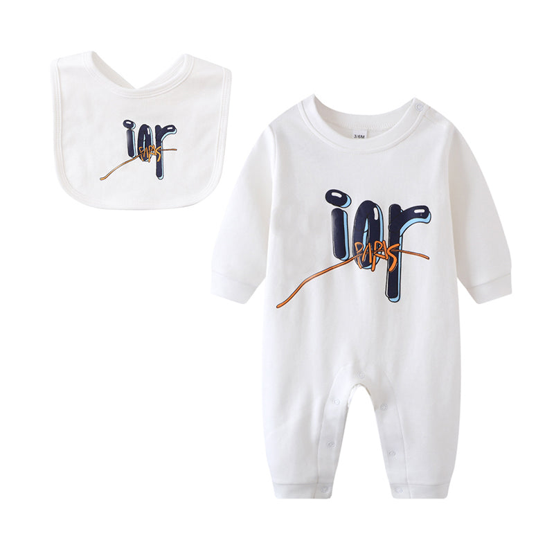 Baby Unisex Letters Jumpsuits Wholesale 221025208