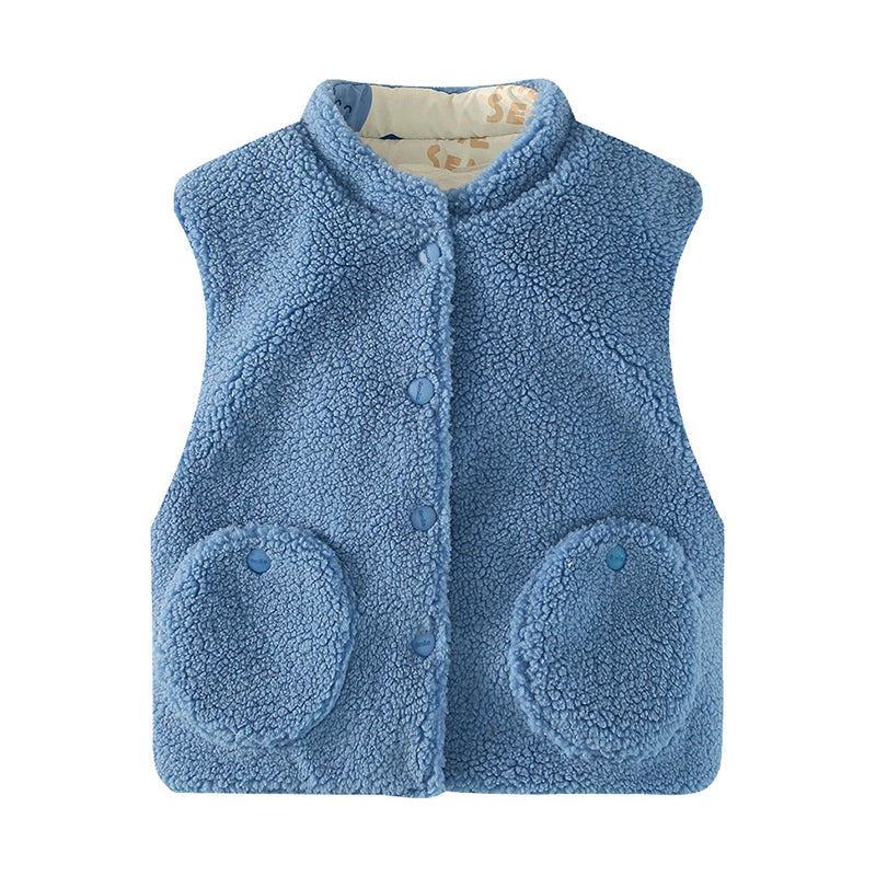 Baby Kid Unisex Cartoon Print Vests Waistcoats Wholesale 221025213