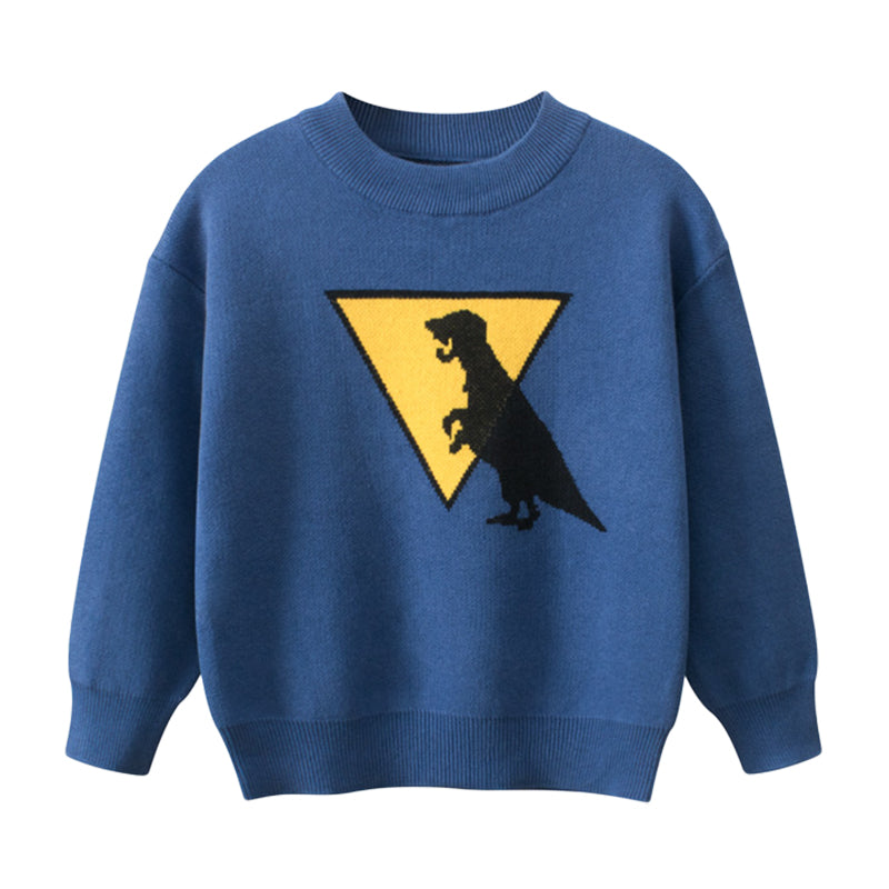 Baby Kid Boys Dinosaur Crochet Sweaters Wholesale 221025223
