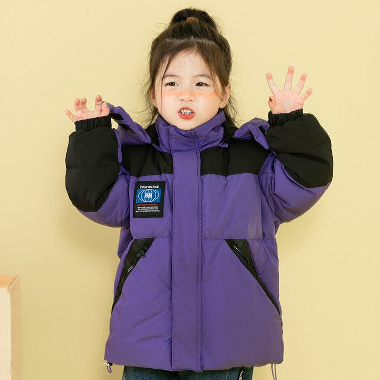 Kid Big Kid Unisex Color-blocking Coats Wholesale 221025272