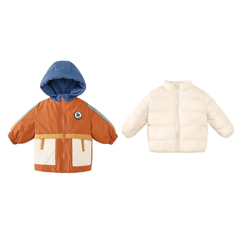 Baby Kid Unisex Color-blocking Jackets Outwears Wholesale 221025298