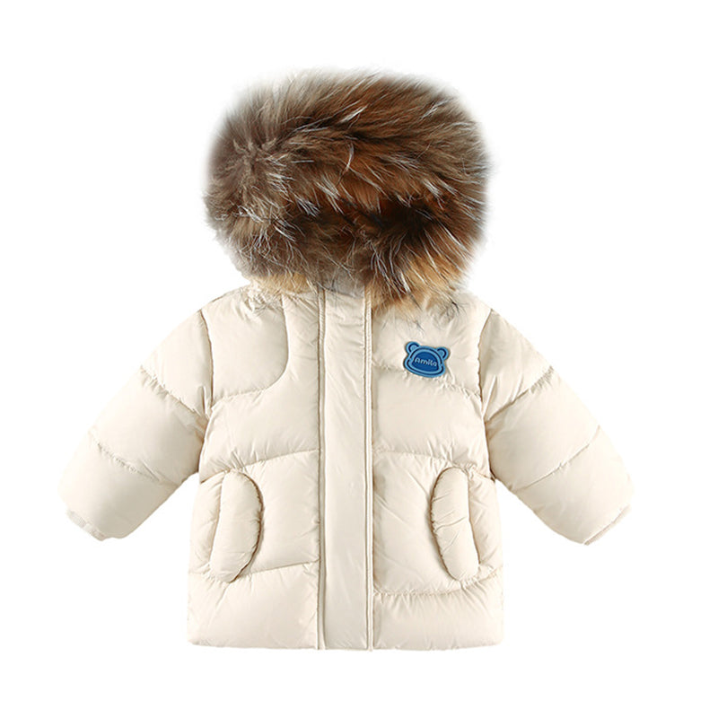 Baby Kid Unisex Solid Color Jackets Outwears Wholesale 221025334
