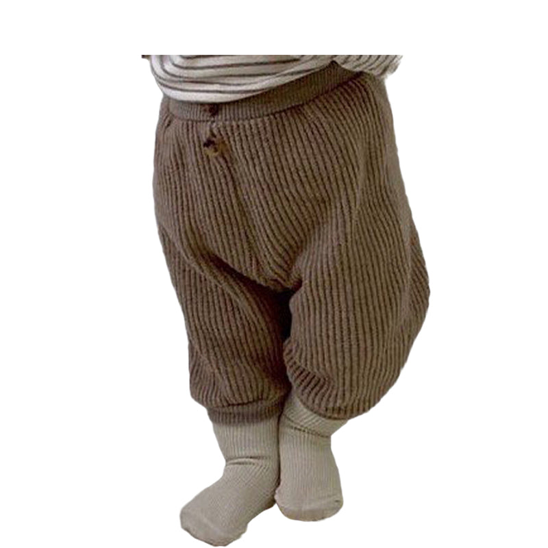 Baby Unisex Solid Color Pants Wholesale 221025340
