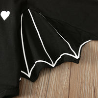 Load image into Gallery viewer, 2 Pieces Set Baby Girls Halloween Letters Cartoon Print Rompers And Skirts Wholesale 22102537
