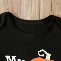 Load image into Gallery viewer, 2 Pieces Set Baby Girls Halloween Letters Cartoon Print Rompers And Skirts Wholesale 22102537
