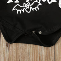 Load image into Gallery viewer, 2 Pieces Set Baby Girls Halloween Letters Cartoon Print Rompers And Skirts Wholesale 22102537
