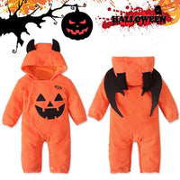 Load image into Gallery viewer, Baby Unisex Color-blocking Cartoon Print Halloween Jumpsuits Wholesale 22102546
