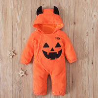 Load image into Gallery viewer, Baby Unisex Color-blocking Cartoon Print Halloween Jumpsuits Wholesale 22102546
