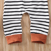 Load image into Gallery viewer, 2 Pieces Set Baby Boys Solid Color Tops And Striped Pants Wholesale 22102548
