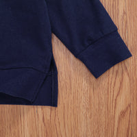 Load image into Gallery viewer, 2 Pieces Set Baby Boys Solid Color Tops And Striped Pants Wholesale 22102548
