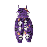 Load image into Gallery viewer, Baby Kid Girls Color-blocking Cartoon Halloween Jumpsuits Wholesale 22102568
