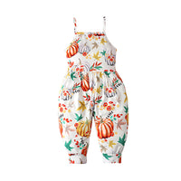 Load image into Gallery viewer, Baby Kid Girls Color-blocking Cartoon Halloween Jumpsuits Wholesale 22102568
