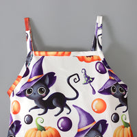 Load image into Gallery viewer, Baby Kid Girls Color-blocking Cartoon Halloween Jumpsuits Wholesale 22102568
