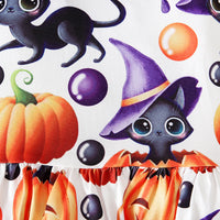 Load image into Gallery viewer, Baby Kid Girls Color-blocking Cartoon Halloween Jumpsuits Wholesale 22102568
