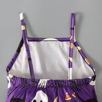 Load image into Gallery viewer, Baby Kid Girls Color-blocking Cartoon Halloween Jumpsuits Wholesale 22102568
