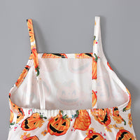 Load image into Gallery viewer, Baby Kid Girls Color-blocking Cartoon Halloween Jumpsuits Wholesale 22102568
