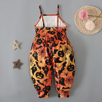 Load image into Gallery viewer, Baby Kid Girls Color-blocking Cartoon Halloween Jumpsuits Wholesale 22102568
