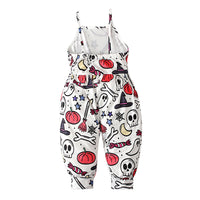 Load image into Gallery viewer, Baby Kid Girls Color-blocking Cartoon Halloween Jumpsuits Wholesale 22102568
