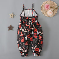 Load image into Gallery viewer, Baby Kid Girls Color-blocking Cartoon Halloween Jumpsuits Wholesale 22102568
