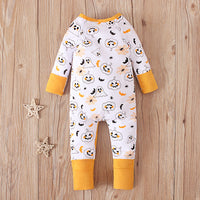 Load image into Gallery viewer, Baby Unisex Color-blocking Print Halloween Jumpsuits Wholesale 22102570

