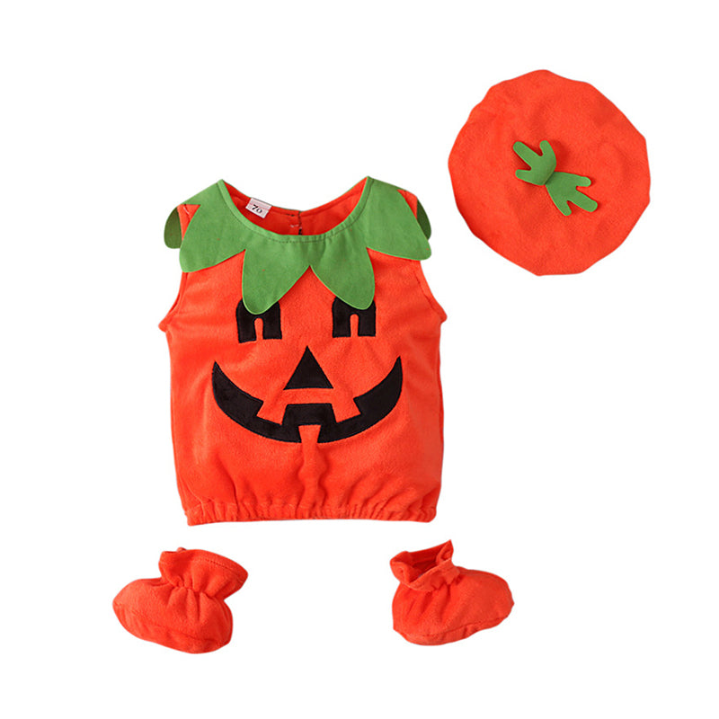 Kid Unisex Color-blocking Expression Halloween Tops Wholesale 22102587