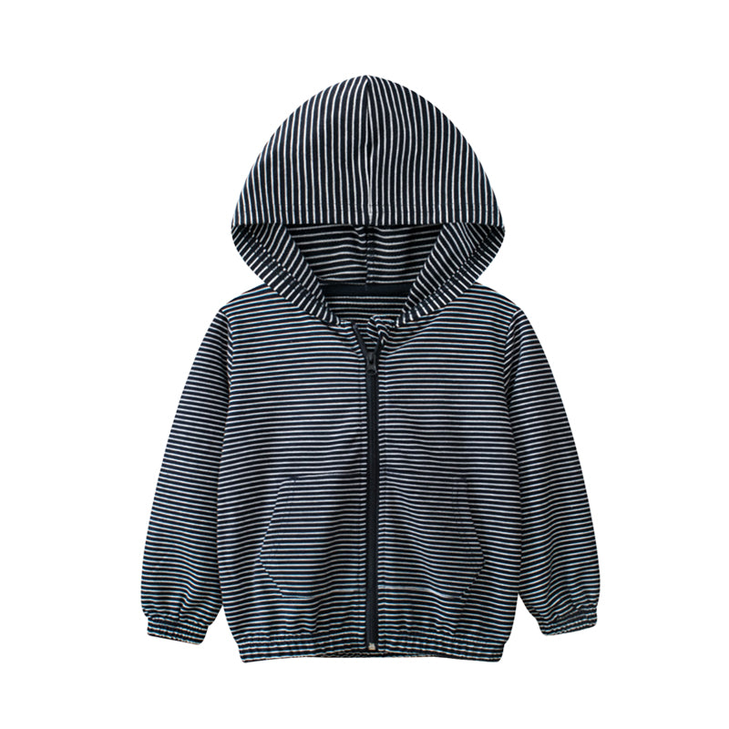 Baby Kid Unisex Striped Jackets Outwears Wholesale 22102593