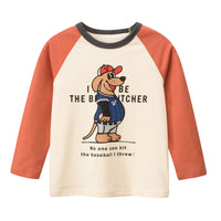 Load image into Gallery viewer, Baby Kid Unisex Letters Animals Cartoon Print Tops Wholesale 22102596
