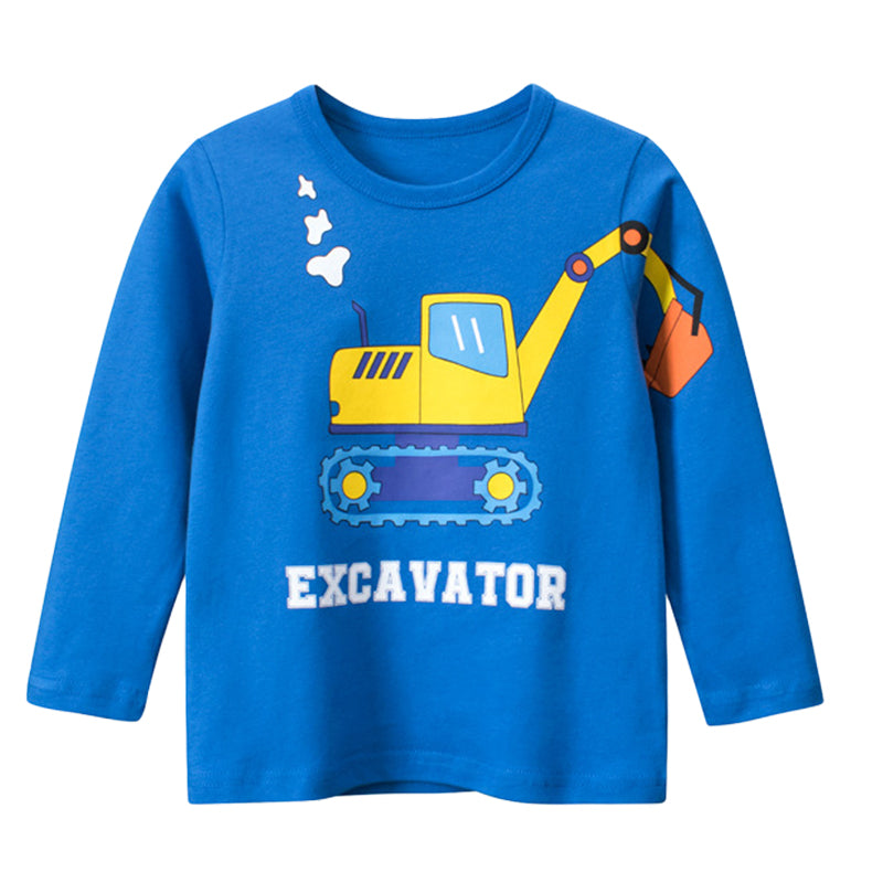 Baby Kid Boys Letters Car Print Tops Wholesale 22102599