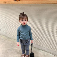 Load image into Gallery viewer, Baby Kid Girls Solid Color Tops Wholesale 22102705
