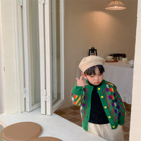 Load image into Gallery viewer, Baby Kid Unisex Checked Cardigan Wholesale 22102712
