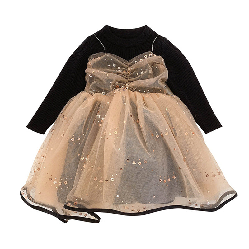 Baby Kid Girls Color-blocking Dresses Wholesale 221027160