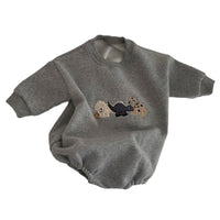 Load image into Gallery viewer, Baby Kid Unisex Dinosaur Embroidered Rompers Wholesale 22102718
