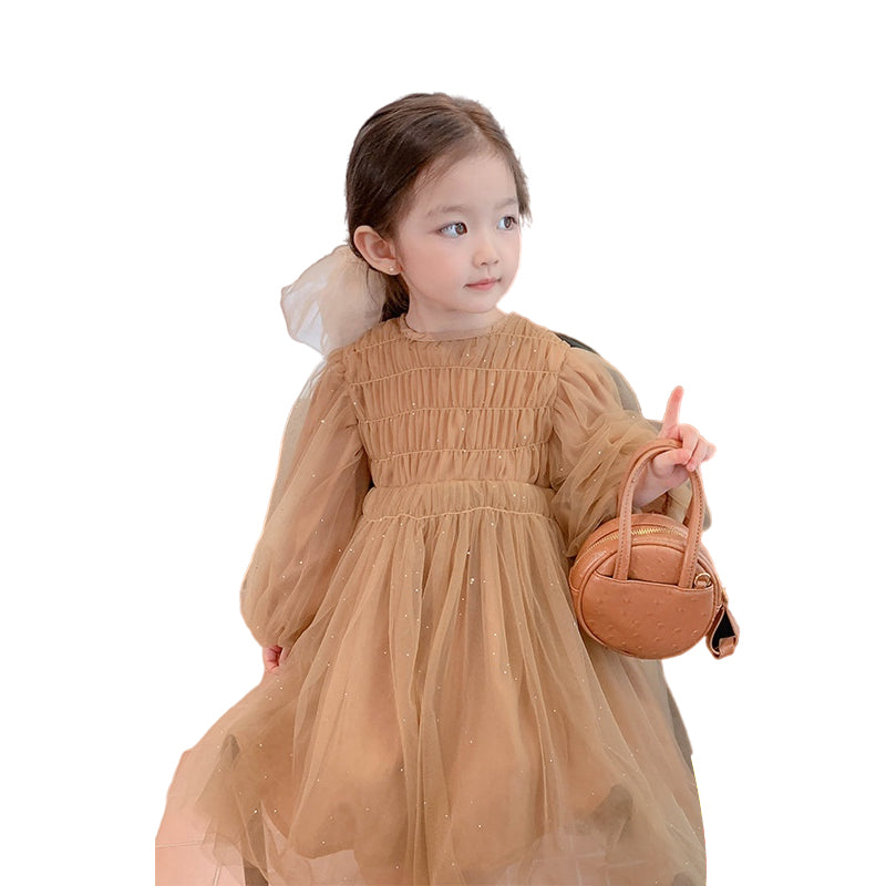 Baby Kid Girls Solid Color Dresses Wholesale 221027249