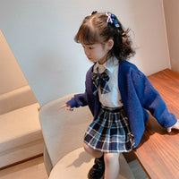 Load image into Gallery viewer, Baby Kid Girls Solid Color Cardigan Wholesale 221027265
