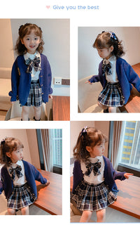 Load image into Gallery viewer, Baby Kid Girls Solid Color Cardigan Wholesale 221027265

