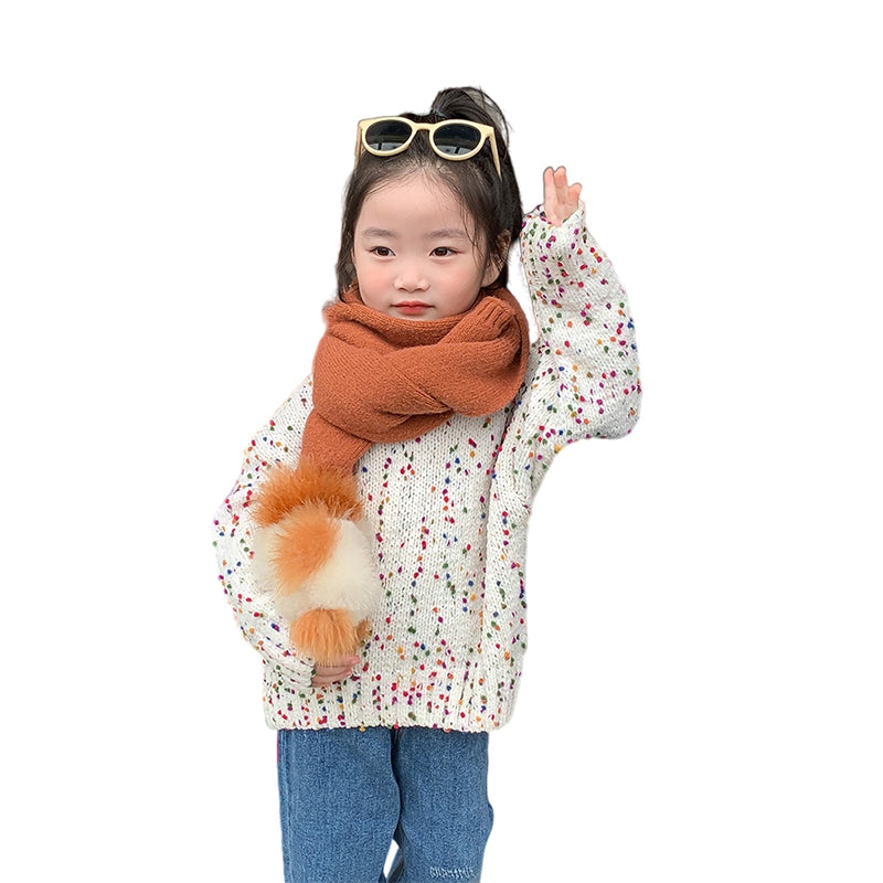 Baby Kid Girls Polka dots Crochet Sweaters Wholesale 221027298